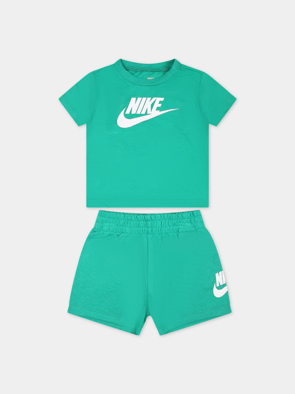 Green suit for baby boy with logo